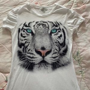 White Graphic Tee